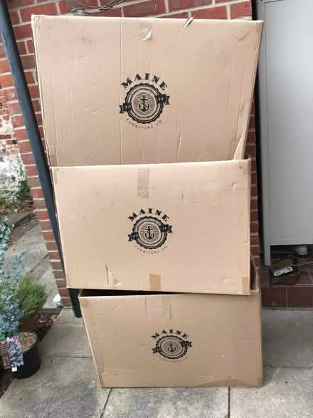 Photo of free 3 Large and sturdy boxes, make great moving boxes (Henley-on-Thames RG9) #1