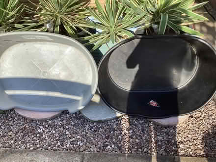 Photo of free 2 large plastic dog beds used (Southport PR9) #1