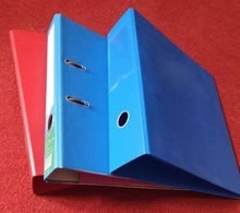 Photo of free A4 ring folders (SO40) #1