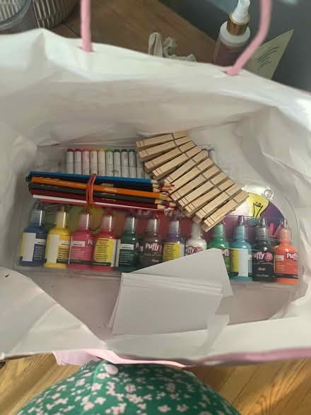 Photo of free Fabric paint, markers, color pencil (Columbia Heights) #1
