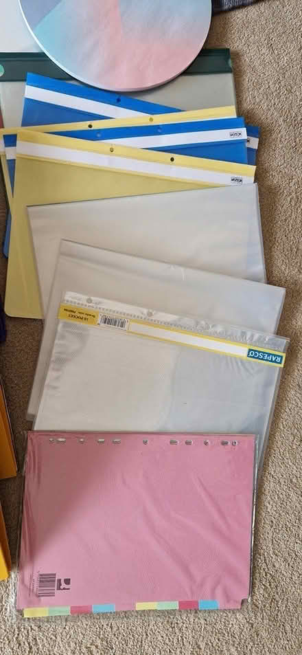 Photo of free Folders, pencils, sticker notes etc (TN40 chantry Bexhill) #2