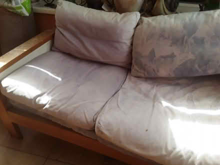 Photo of free Ikea setee. Old, but serviceable. (Lower Blagdon Cross TQ4) #1