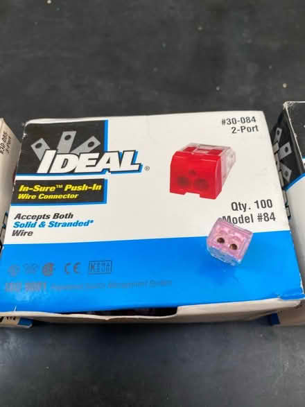 Photo of free ~300 Ideal push-in wire connectors (Rockridge/temescal) #4