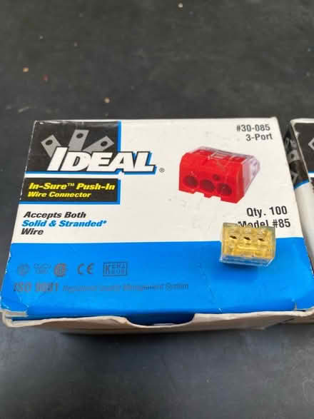 Photo of free ~300 Ideal push-in wire connectors (Rockridge/temescal) #1