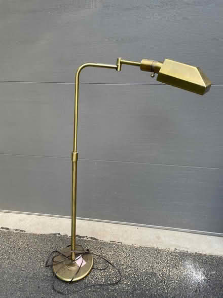 Photo of free Brass floor reading/task lamp (North Reston) #1