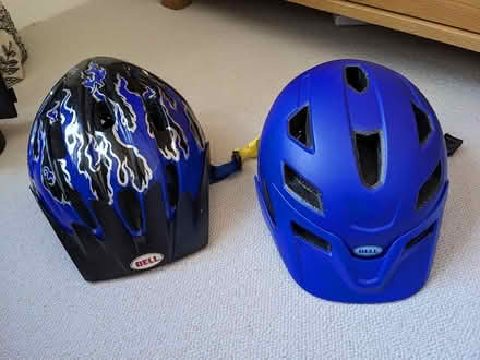 Photo of free 2x children's Bell bicycle helmets (Berkhamsted) #1