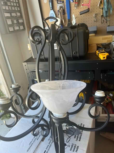 Photo of free Wrought iron chandelier (West Henderson) #1