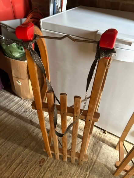 Photo of free Old fashioned wooden sledge (Bidborough TN3) #1