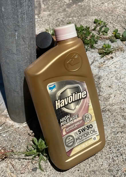 Photo of free 2 unopened bottles of car motor oil (Sausalito) #1
