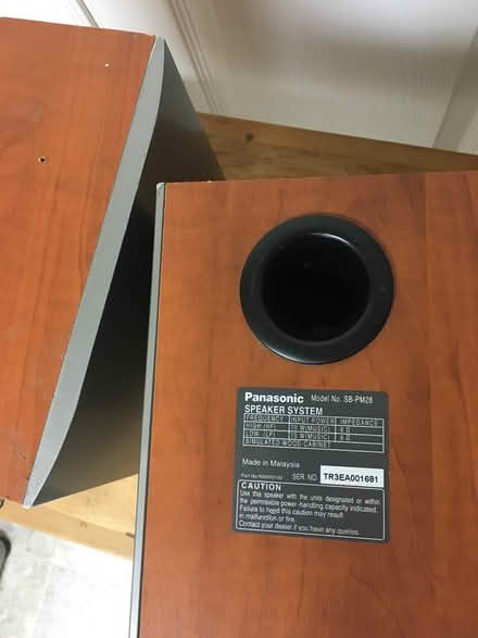 Photo of free Panasonic speakers (Mississauga - Dixie/Bloor) #2