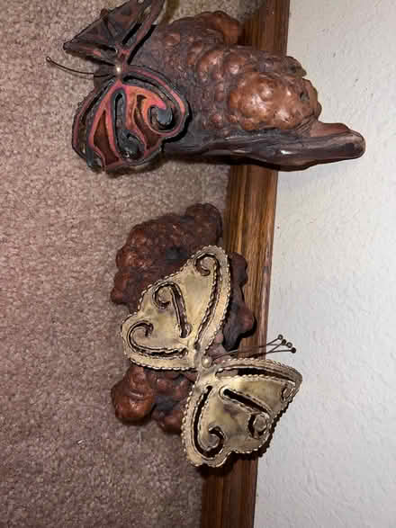 Photo of free Butterfly Metal & wood art (92120 San Carlos) #2