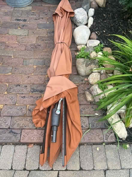 Photo of free Rectangular Patio Umbrella (Spring Grove, IL) #1