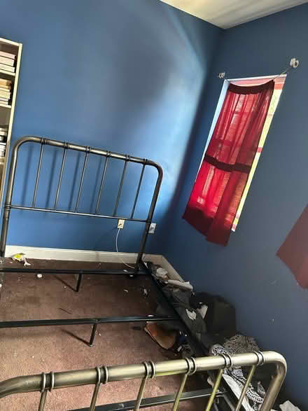 Photo of free Full bed frame (Capitol Hill NE) #1