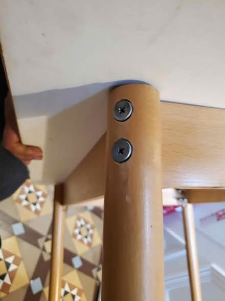 Photo of free Wooden retro table (Norham Manor OX2) #1