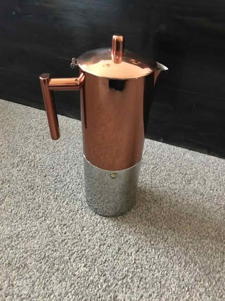 Photo of free Coffee Perkulator in copper/silver (EX1) #1