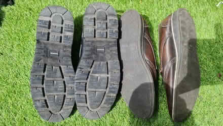 Photo of free Protective shoes, brown smart shoes (HP12 Nr Booker Airfield) #3