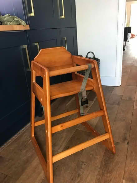 Photo of free Wooden high chair (Surbiton KT6) #1