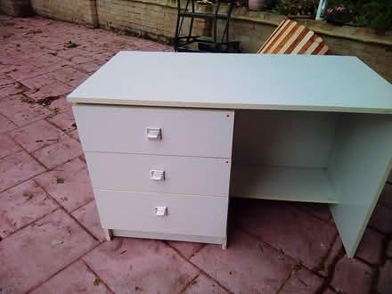 Photo of free White desk/dressing table (Galleywood CM2) #2