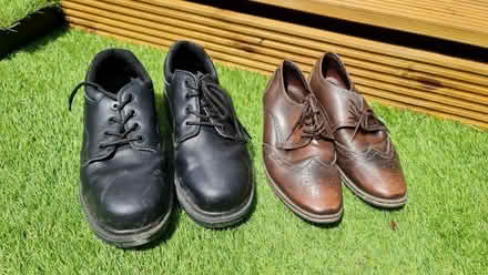 Photo of free Protective shoes, brown smart shoes (HP12 Nr Booker Airfield) #2