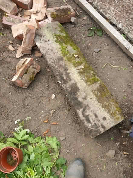Photo of free 2 concrete kerb stones (Farden SY8) #1