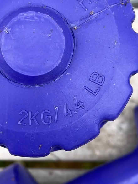 Photo of free Pair of 2 KG Dumbells (Hillhead TQ5) #2