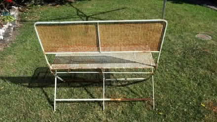 Photo of free Metal garden bench (Llandrindod LD1) #1