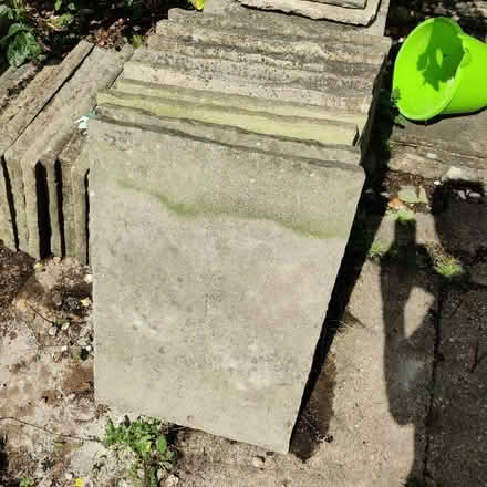 Photo of free Concrete paving stones (Corston) #1