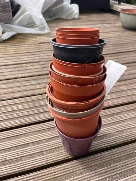 Photo of free 15 Plastic plant pots (Tulse Hill, SE21) #1