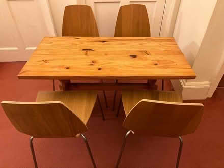 Photo of free Table and 4 chairs (Mayfield EH9) #4