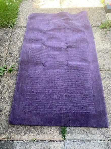 Photo of free John Lewis Purple Wool Rug (Churchill, OX7) #1