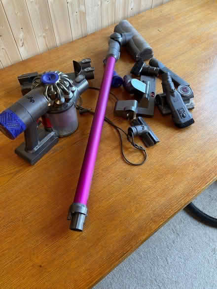Photo of free Dyson handheld vacuum cleaner and accessories (non-working) (New Duston) #1