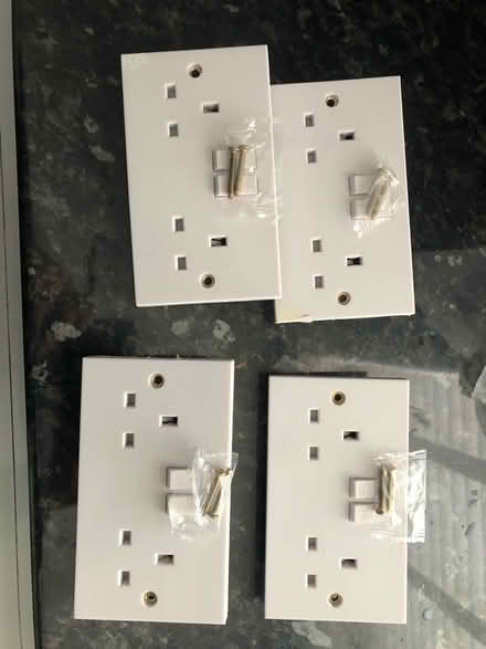 Photo of free Four double electric sockets (Lochfield Paisley) #1