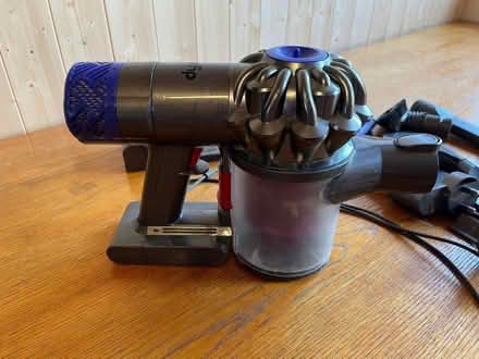 Photo of free Dyson handheld vacuum cleaner and accessories (non-working) (New Duston) #2