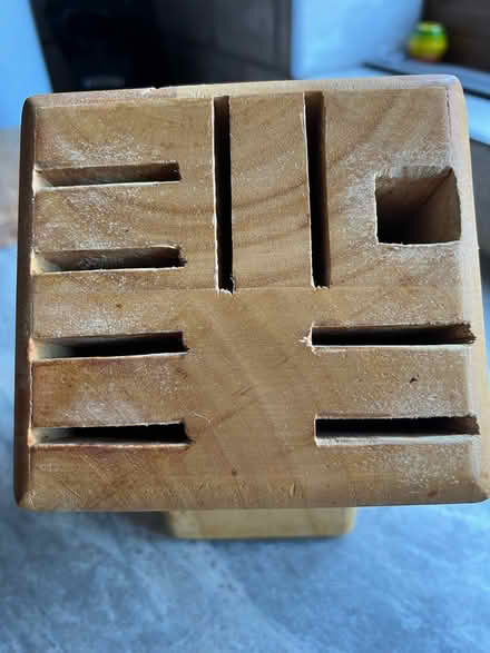 Photo of free Wooden Block for knives/scissors (Fareham PO15) #2