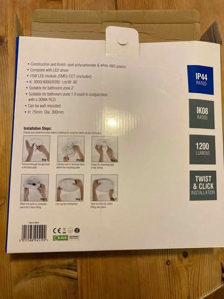Photo of free Cobra LED bathroom ceiling light (Wimbledon Park SW19) #4
