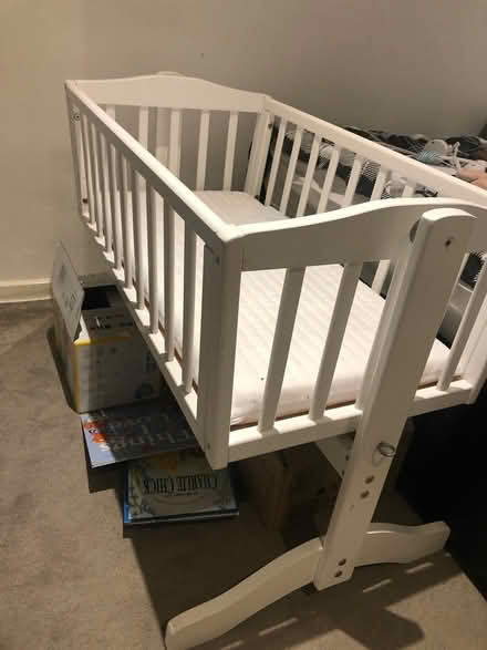 Photo of free Swinging Wooden Baby Crib (Barming) #1