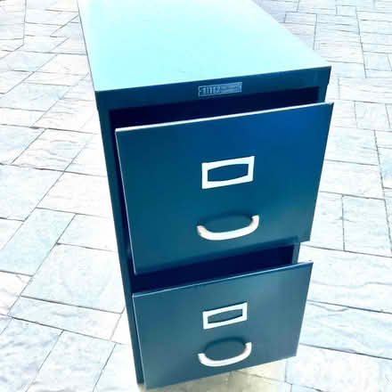 Photo of free Vintage 2-drawer file cabinet (Near Roy Cloud elem. school) #2