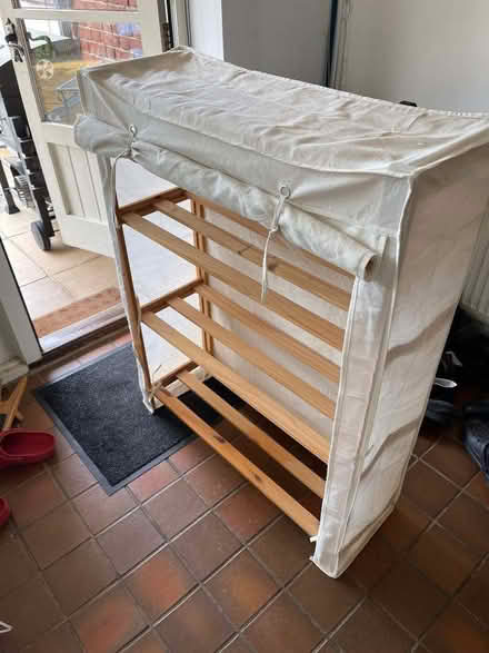 Photo of free Canvas wood shelf unit (Chargrove GL51) #1