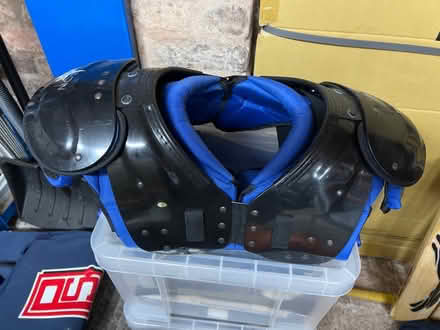 Photo of free American Football shoulder armour (macclesfield SK10) #2