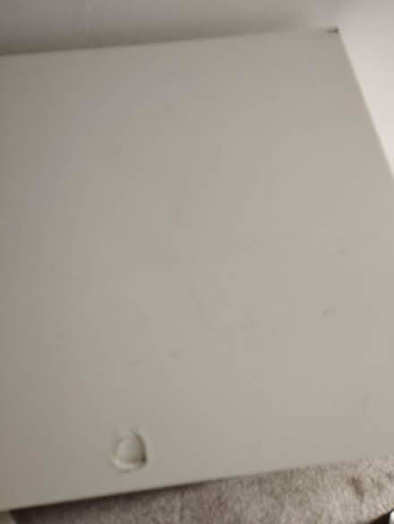 Photo of free White and pine desk and stool length 105cm (Farringdon Park PR1) #2