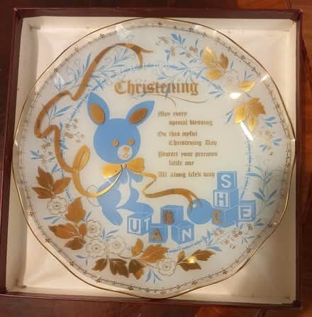 Photo of free Christening dish for a boy. (Queenstown FY1) #3