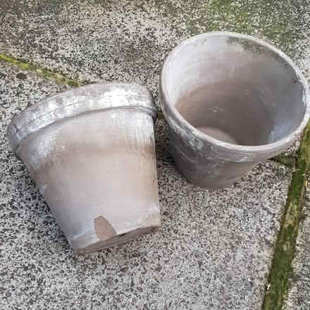 Photo of free Three Terracotta Plant Pots (Handforth SK9) #2