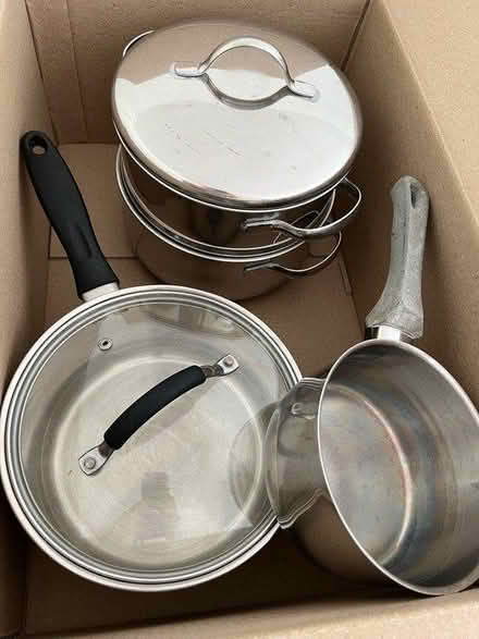 Photo of free 3 saucepans (Staple CT3) #1