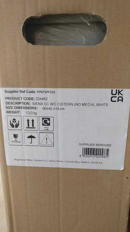 Photo of free Close coupled WC cistern (Lincombe Slopes TQ1) #2