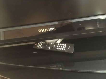 Photo of free Phillips 37 inch TV and glass stand (Canton, Cardiff, CF5) #3