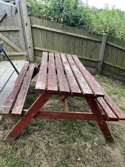 Photo of free Picnic bench (Hurst Green TN19) #1