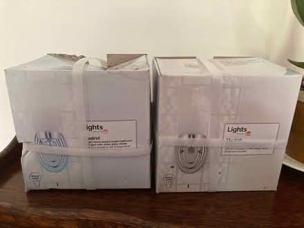 Photo of free Pair of bathroom wall lights (Wimbledon Park SW19) #3
