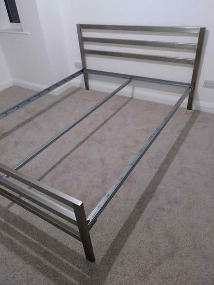 Photo of free Kingsize metal bed frame (Bowerham LA1) #2