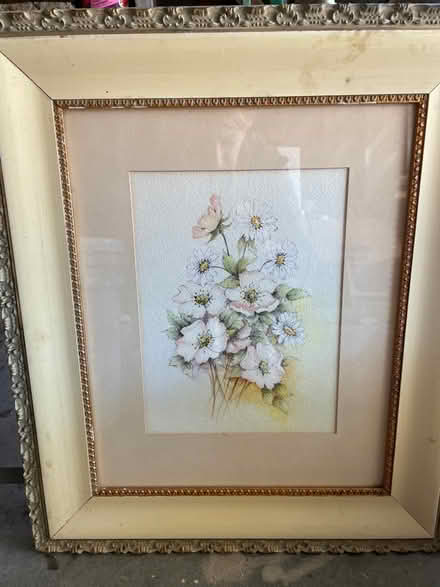 Photo of free Two framed floral pieces (Beachwood Canyon) #2