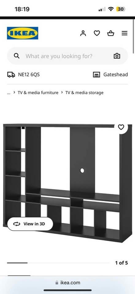 Photo of free Ikea LAPPLAND Tv storage unit (NE12) #1